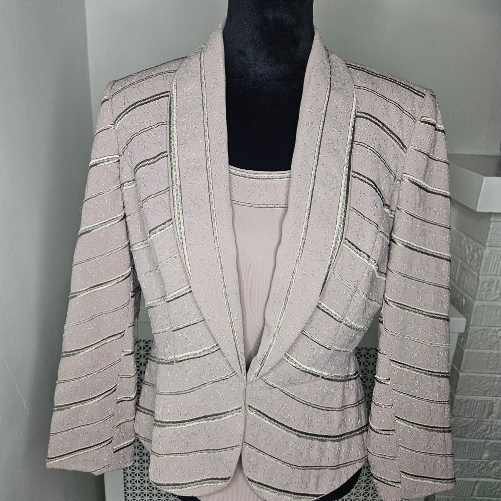 John Meyer Collection 3 Pcs Women Suit CoatTop And Skirt Bright Lilac Size 6
